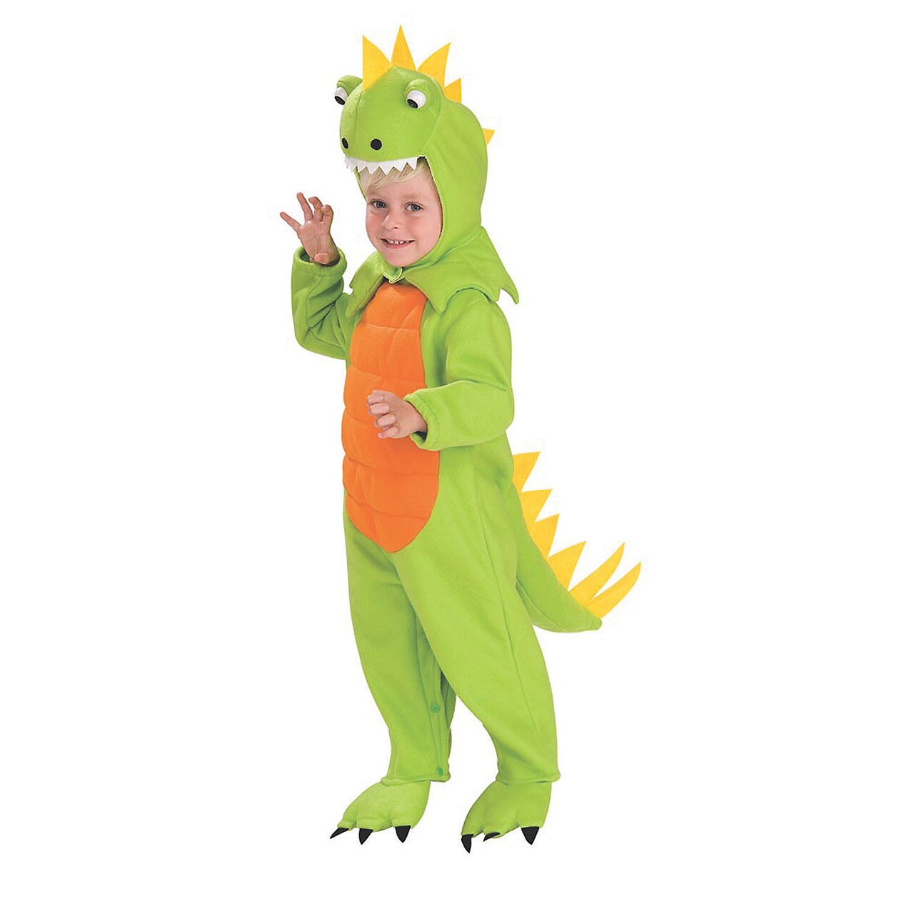 Unisex Dinosaur Toddler Costume Jumpsuit Tail Headpiece and Shoes